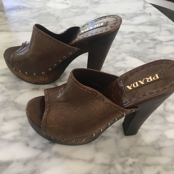 prada platform mules